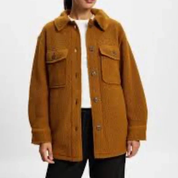 NEW Patagonia Women’s Retro Pile Fleece Shacket Sz S — Shelter Brown — NWT - Picture 1 of 13